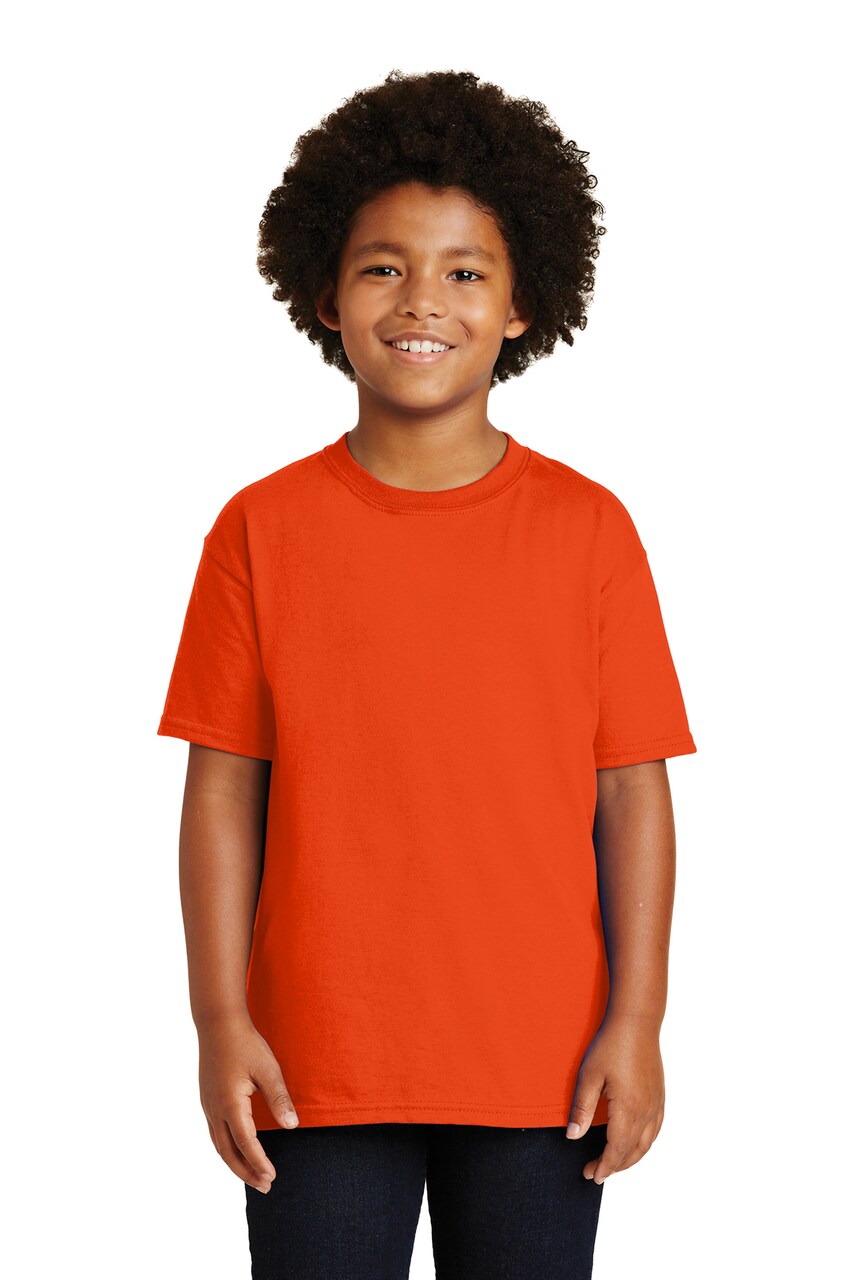 Gildan® Youth Ultra Cotton Heavyweight Short Sleeve T Shirt For Custom Printing And Durable School Wear